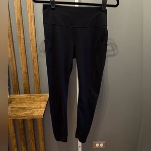 J JILL Fit Performance Leggings XS Black Elastic Pull On Pants Gym Yoga